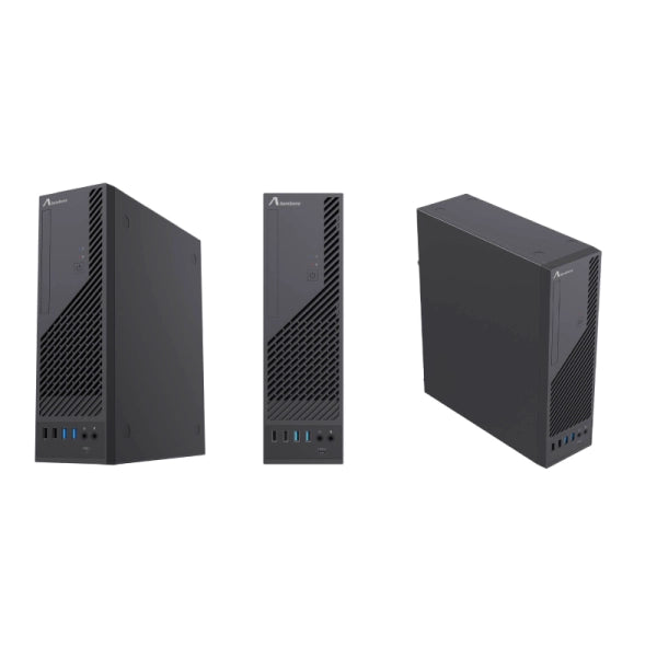 Case mini-tower no psu bk microatx/itx 2*usb2 2*usb3 1*typec - 200-00068