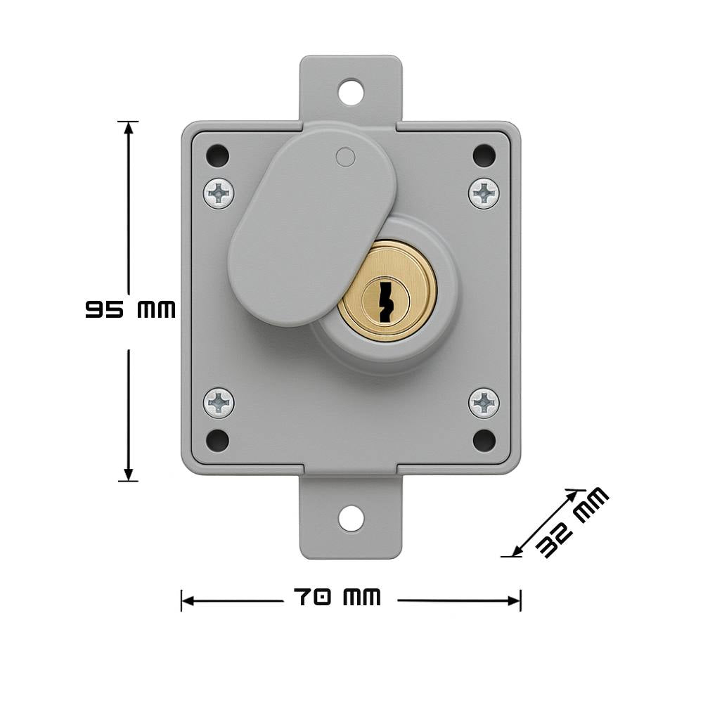 Dkc scr87/2c serratura enel ds4541 con doppia chiusura sicurezza