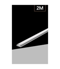 Profilo Barra In Alluminio Da 2 Mt Incasso Per Strip Led Con Copertura Al-19         