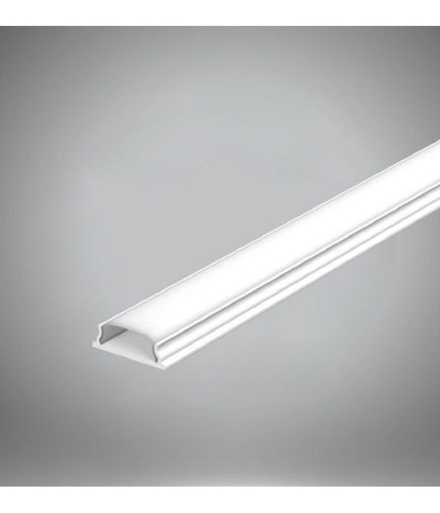 Profilo Barra In Alluminio Da 2 Mt Incasso Per Strip Led Con Copertura Al-19         