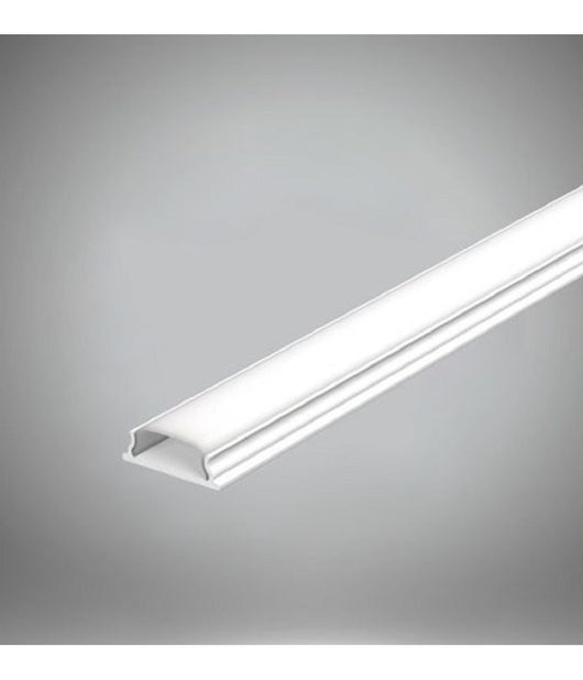 Profilo Barra In Alluminio Da 2 Mt Incasso Per Strip Led Con Copertura Al-19         