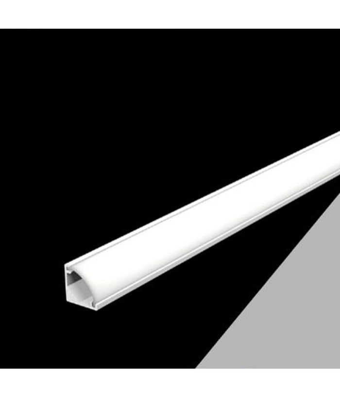 10pz Profilo In Alluminio 2mt Angolare A Plafone Sezionabile Per Strip Led Al-27         