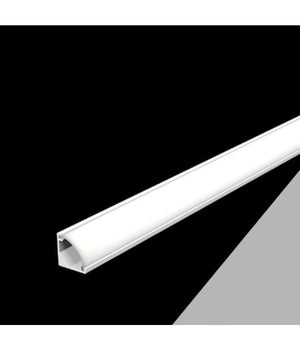 10pz Profilo In Alluminio 2mt Angolare A Plafone Sezionabile Per Strip Led Al-27         