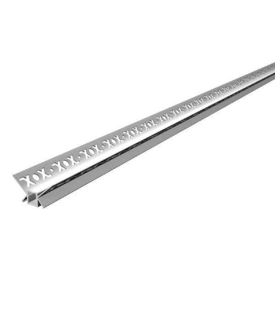 Profilo In Alluminio 2 Mt Cartongesso Angolo Interno Strip Led Strisce Al-26         
