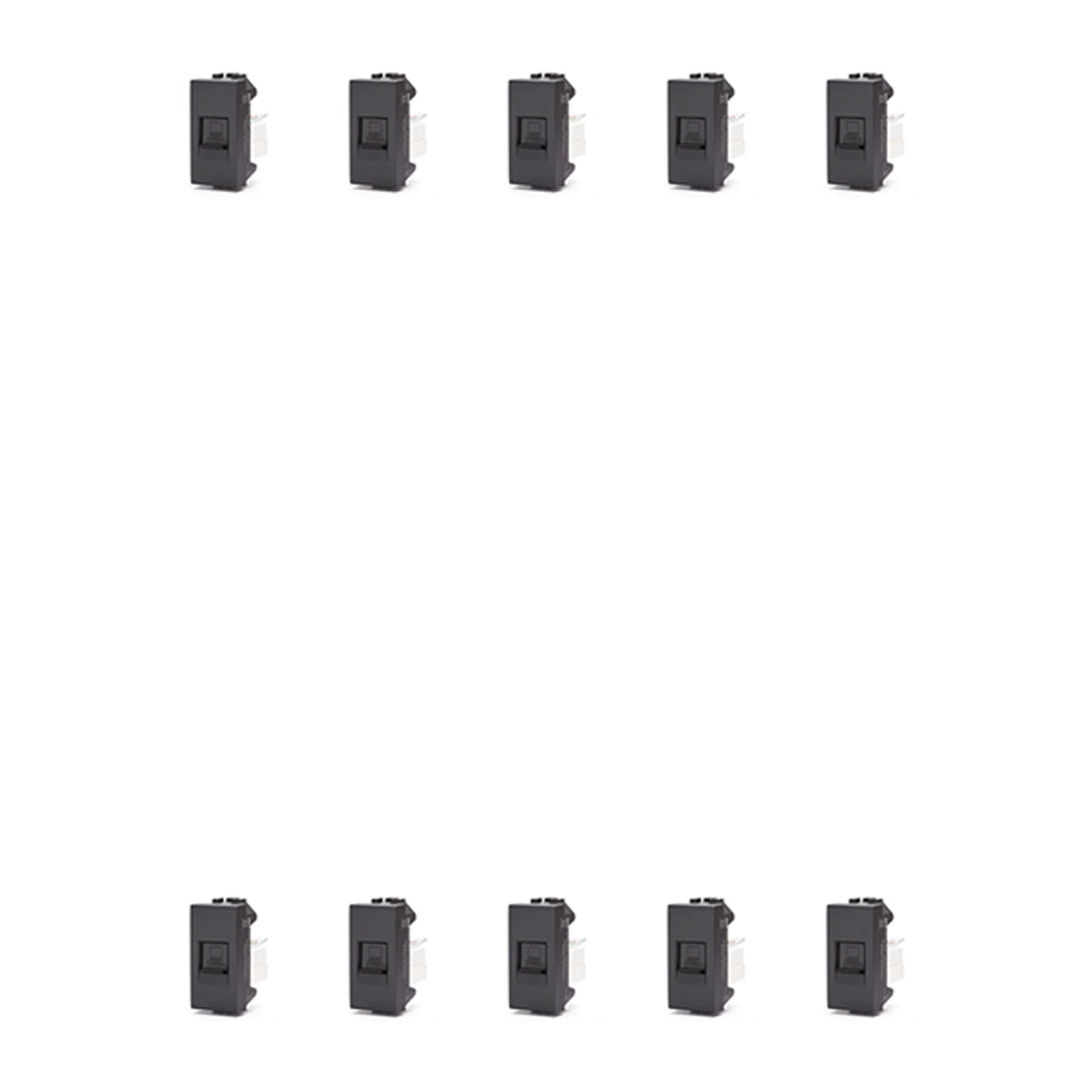 PRESA ETERNET RJ45 COMPATIBILE SERIE BTICINO LIVING LIGHTING 10 PEZZI
