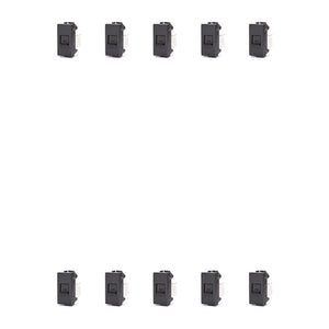 PRESA ETERNET RJ45 COMPATIBILE SERIE BTICINO LIVING LIGHTING 10 PEZZI