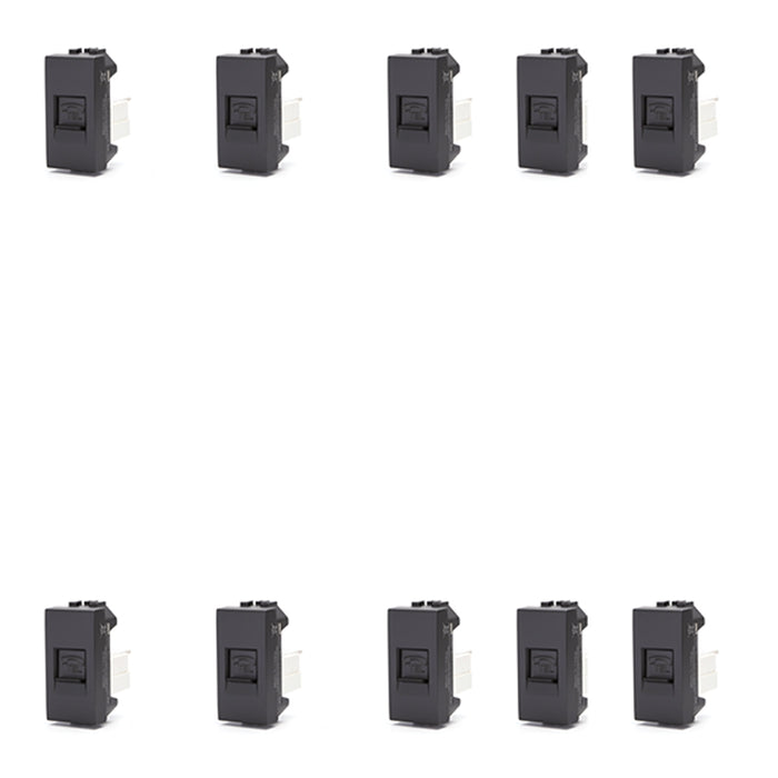 PRESA TELEFONICA COMPATIBILE SERIE BTICINO LIVING LIGHTING 10 PEZZI