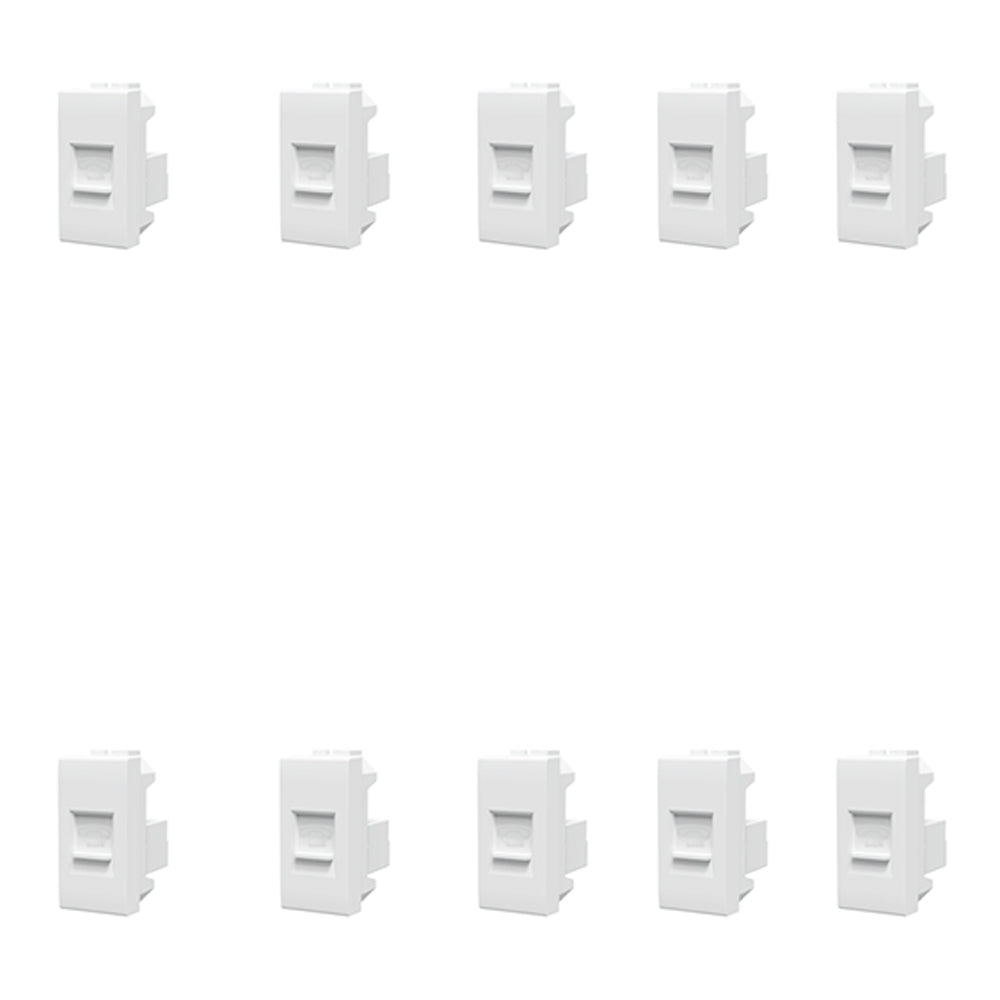 PRESA TELEFONICA COMPATIBILE SERIE BTICINO LIVING LIGHTING 10 PEZZI