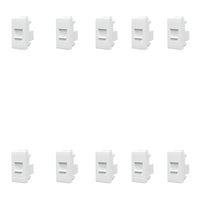 PRESA TELEFONICA COMPATIBILE SERIE BTICINO LIVING LIGHTING 10 PEZZI