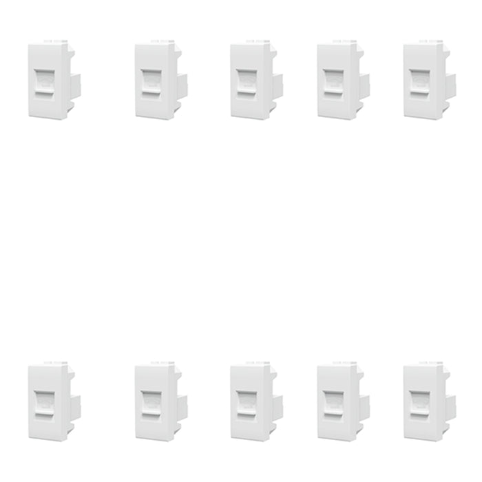 PRESA TELEFONICA COMPATIBILE SERIE BTICINO LIVING LIGHTING 10 PEZZI