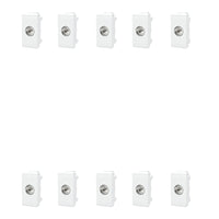 PRESA ANTENNA TV FEMMINA COMPATIBILE SERIE BTICINO LIVING LIGHTING 10 PEZZI