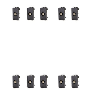 PRESA ANTENNA TV MASCHIO COMPATIBILE SERIE BTICINO LIVING LIGHTING 10 PEZZI