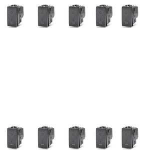 INTERRUTTORE BIPOLARE SERIE COMPATIBILE BTICINO LIVING LIGHTING 10 PEZZI