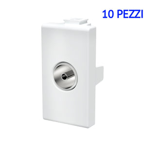 PRESA ANTENNA TV FEMMINA BTICINO MATIX COMPATIBILE 10 PRESE