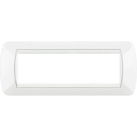 Living Int. - Placca 7 posti bianco - L4807BI