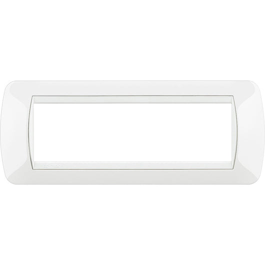 Living Int. - Placca 7 posti bianco - L4807BI