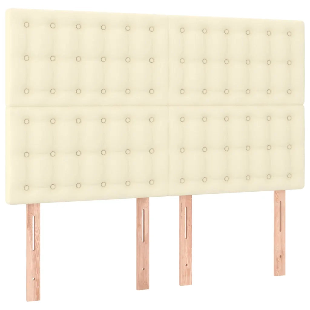 Giroletto a Molle con Materasso Crema 140x200 cm in Similpelle cod mxl 59401