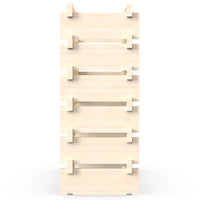 Cantinetta Portavino in Legno Naturale con 60 Scomparti Vino Bar Portabottiglie