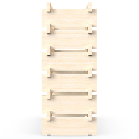 Cantinetta Portavino in Legno Naturale con 60 Scomparti Vino Bar Portabottiglie