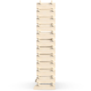 Cantinetta Portavino in Legno Naturale 120 Scomparti VinoBar Portabottiglie