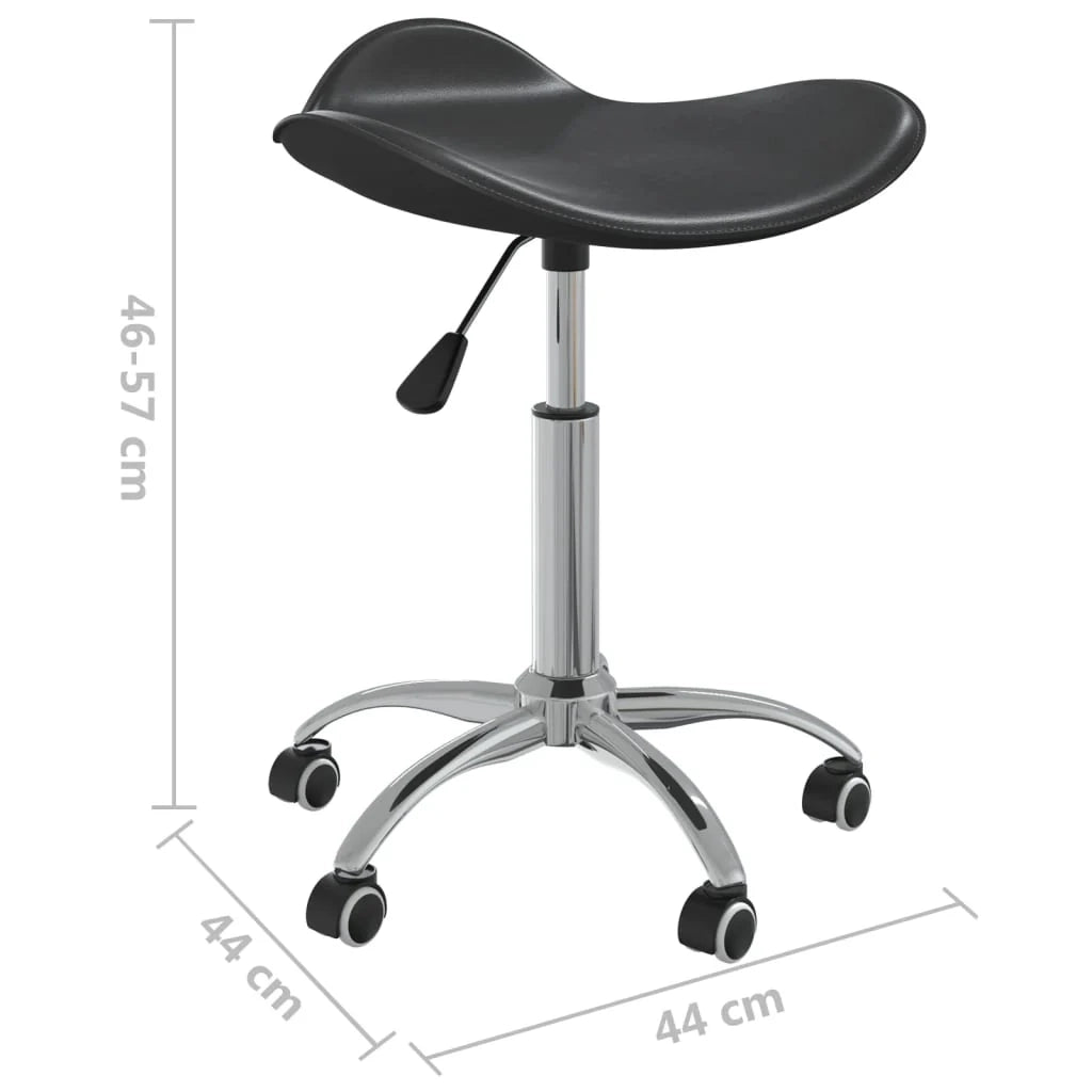 Sedia da ufficio/sedia da studio/sedia da ufficio in similpelle nera 02_0024039