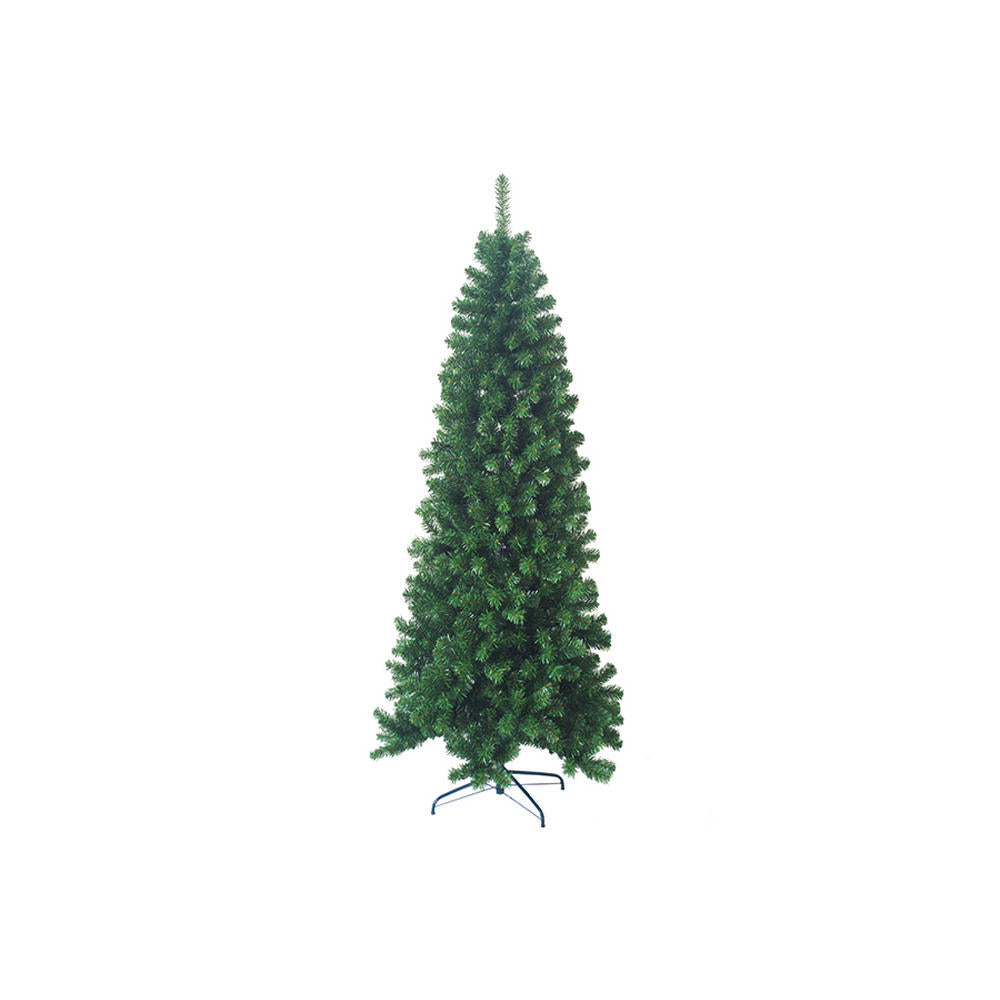 Albero di Natale Artificiale Stelvio Slim Stretto 210 cm