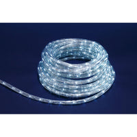 Tubo Luminoso con Luci Led Natalizio da Esterno 8 Funzioni Formato: 26 m, Colore: Bianca