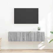 Mobile TV da parete 2 pz-Set di 2 Mobile TV a Muro-Credenza TV Grigio Sonoma 60 x 31 x 29.5 cm 280728