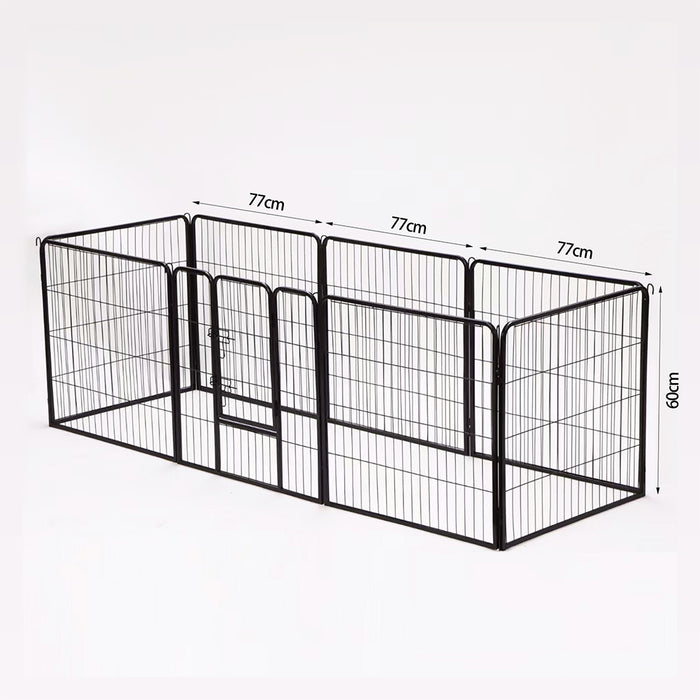 Recinzione Modulabile per Animali Domestici Recinto Interni e Esterni 77x60 cm