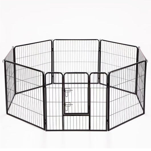 Recinzione Modulabile per Animali Domestici Recinto Interni e Esterni 77x60 cm