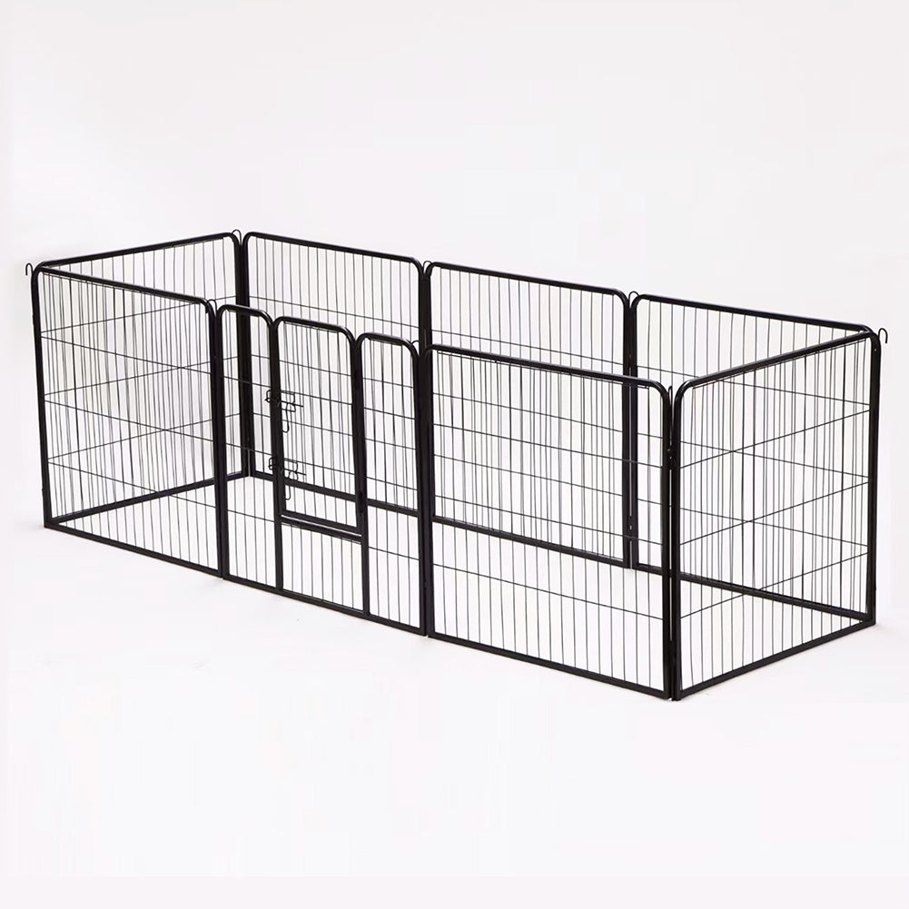 Recinzione Modulabile per Animali Domestici Recinto Interni e Esterni 77x80 cm