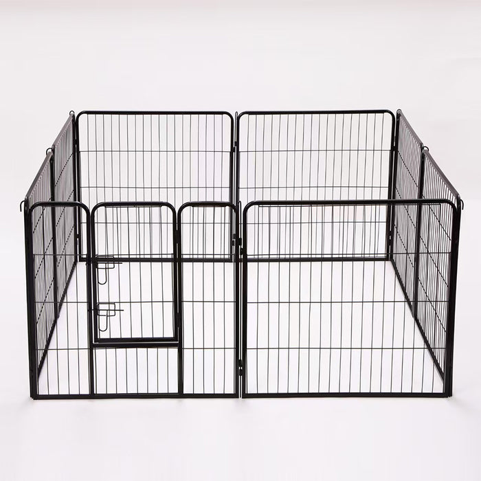Recinzione Modulabile per Animali Domestici Recinto Interni e Esterni 77x80 cm