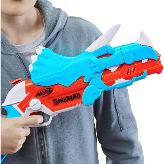 Nerf Hasbro DinoSquad Tricera-Blast Blaster Dinosauro Triceratopo 12 Dardi