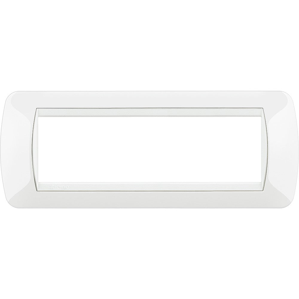 Living Int. - Placca 7 posti bianco - L4807BI