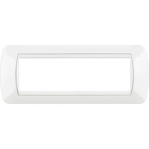 Living Int. - Placca 7 posti bianco - L4807BI