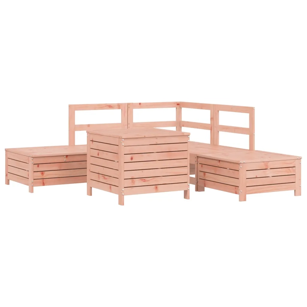 Set Divani da Giardino 6 pz in Legno Massello Abete Douglas 3250706