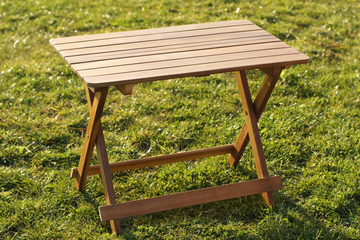 Gruppo di seduta per bambini 4 pezzi in legno di acacia