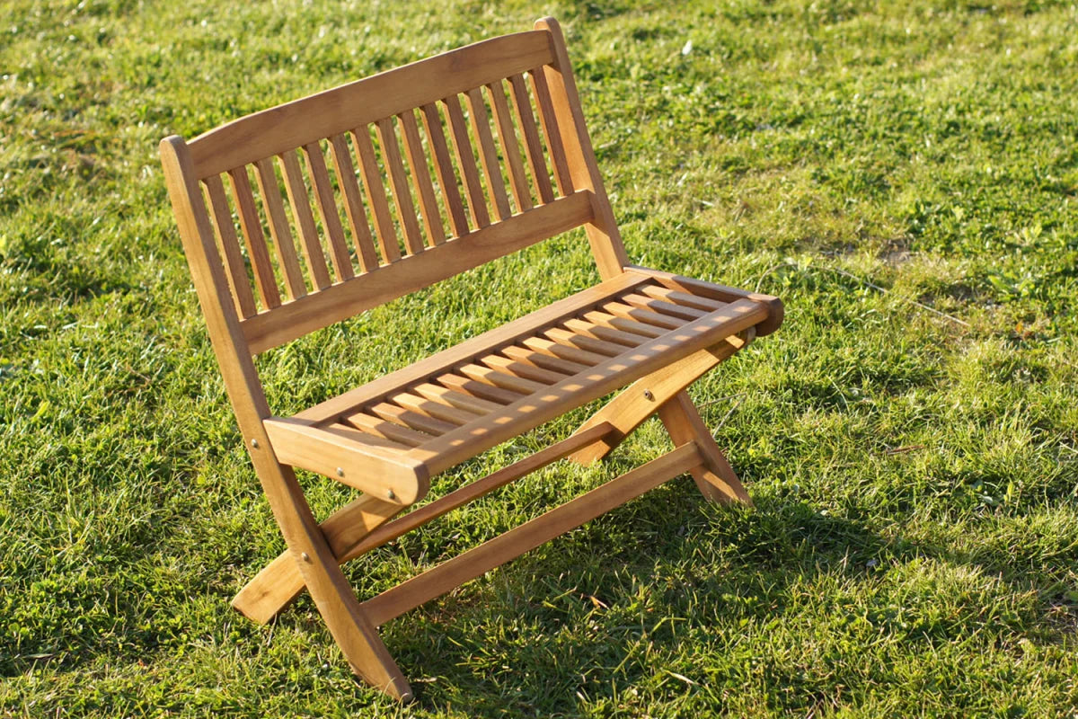 Gruppo di seduta per bambini 4 pezzi in legno di acacia