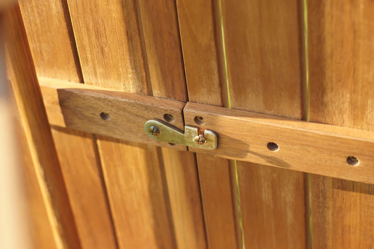 Gruppo di seduta per bambini 4 pezzi in legno di acacia