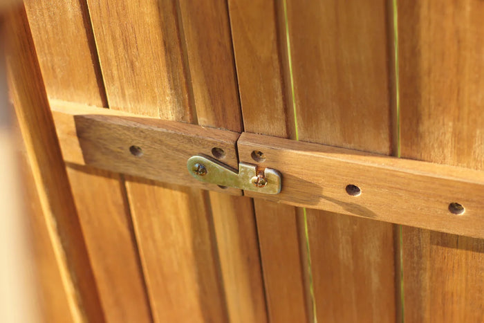 Gruppo di seduta per bambini 4 pezzi in legno di acacia