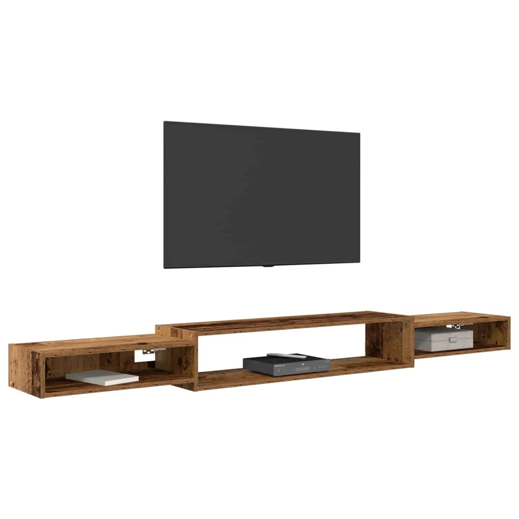 Mobile TV da Parete A parete Legno antico 220 x 28 x 21 cm 8006019