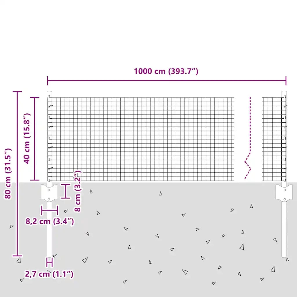 Recinzione da Giardino | Recinzione con Posto Grigio