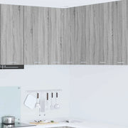 Armadio pensile Grigio Sonoma e Bianco 57 x 57 x 80 cm 884295