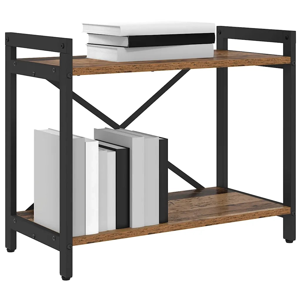 vidaXL Libreria Legno vecchio 60 x 30 x 48.5 cm Legno multistrato