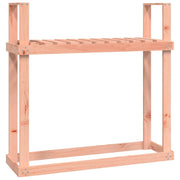 Portalegna porta-legna organizer portaoggetti 110 x 35 x 108,5 cm legno di abete Douglas naturale 02_0045118