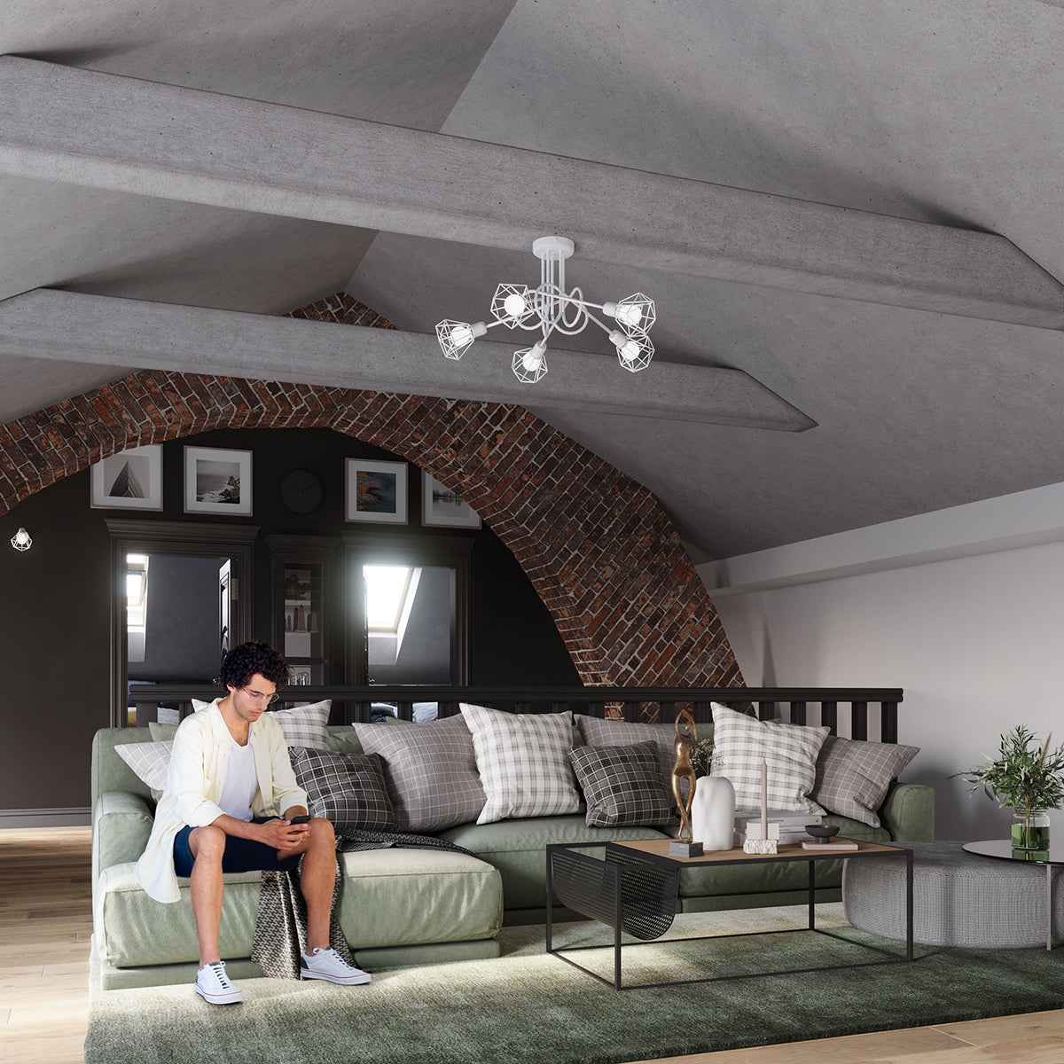 Lampada da parete ARTEMIS 1 bianco