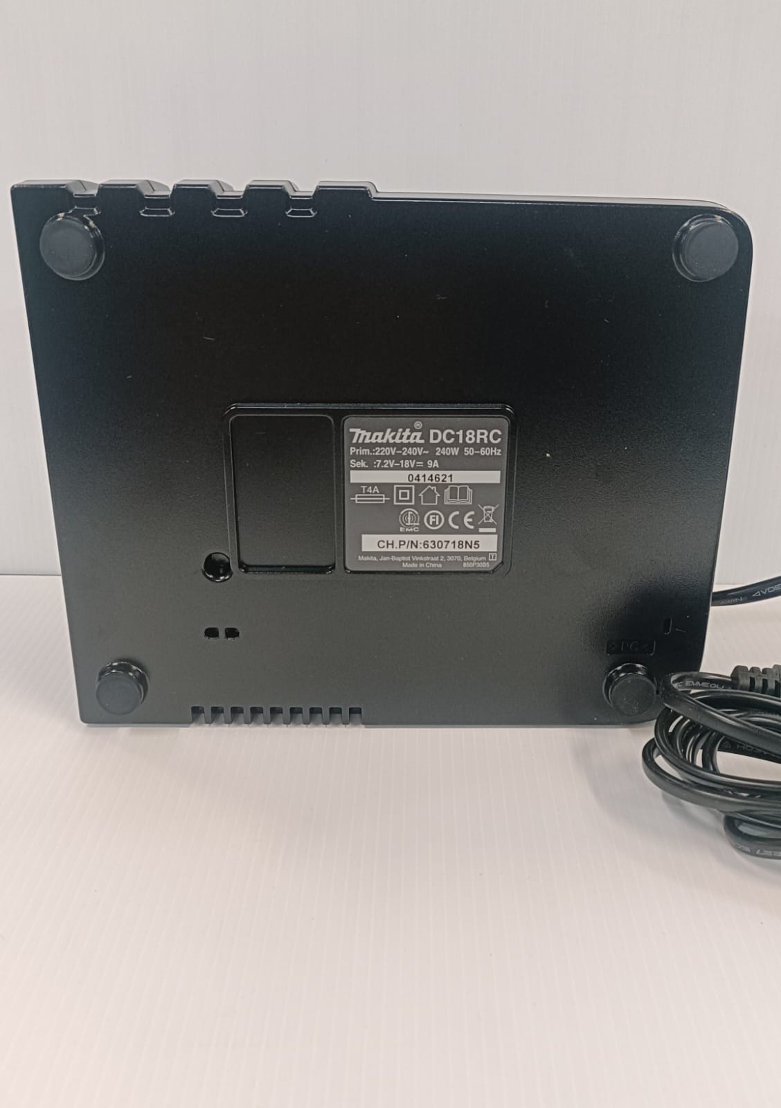 Makita DC18RC Caricabatteria caricatore rapido Li-ion 7,2V - 18V originale