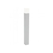 Palo Da Esterno Moderno H80Cm Kube Alluminio E Termoplastica Grigio Led 7W 4000K