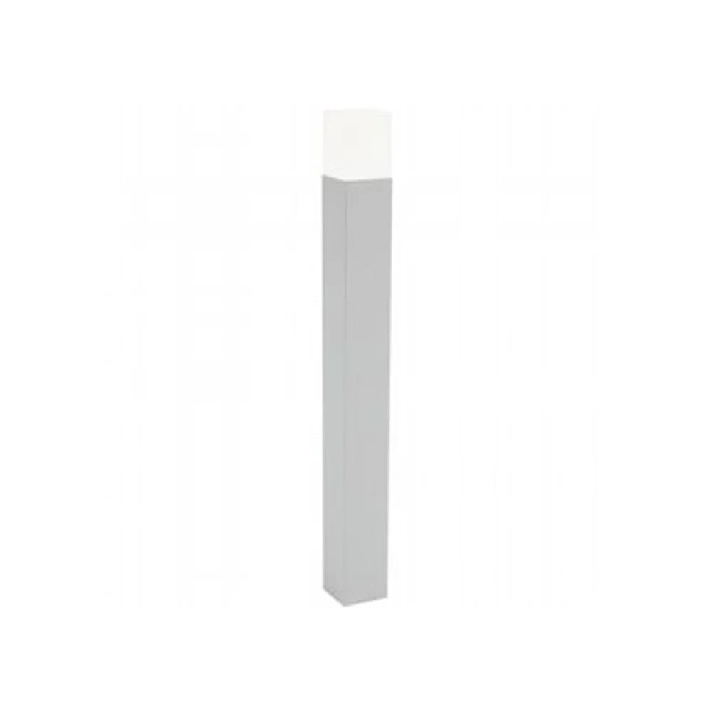 Palo Da Esterno Moderno H80Cm Kube Alluminio E Termoplastica Grigio Led 7W 4000K