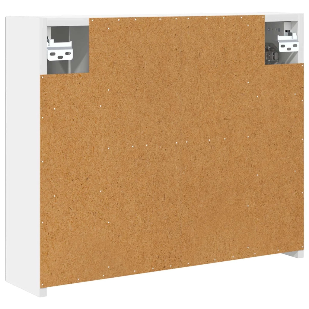 Mobiletto per specchio da bagno Bianco 60 x 14,5 x 50 cm
